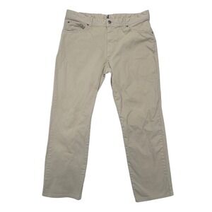 Johnnie-O Mens Khaki‎ Straight Leg Casual Pants Size 36x32